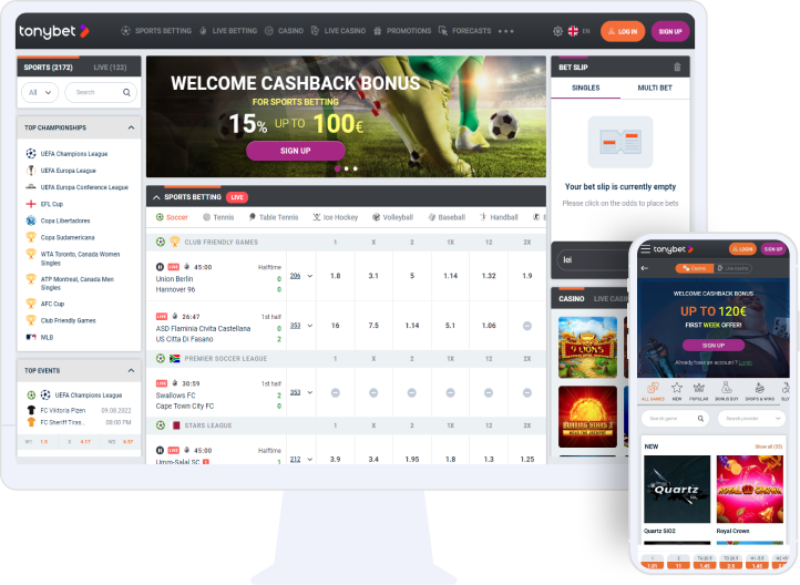 TonyBet Affiliates Sportsbook & Casino Affiliate Program